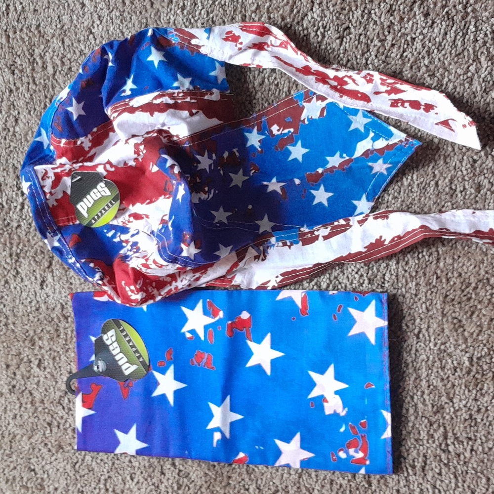 NWT Skull Cap w/ Bandana